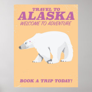 Poster Ours polaire de l'Alaska