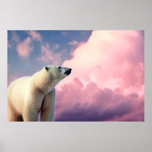Poster Ours polaire Nature animal Majestic Wild