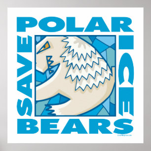 Poster Ours polaires