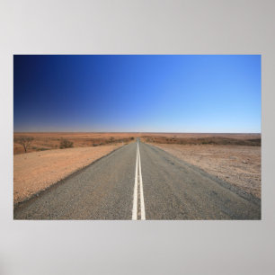 Poster Outback Road, Australie - Poster, Paysage