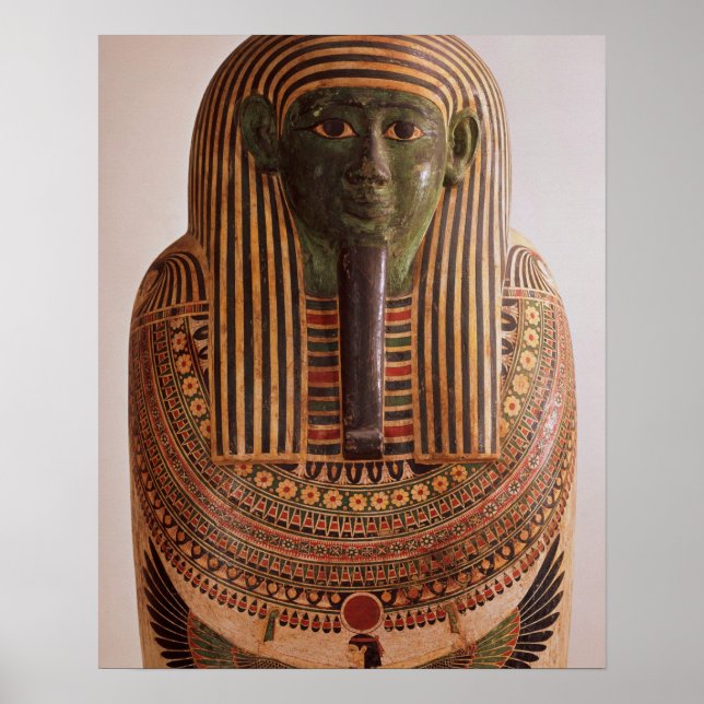 Poster Outer lid of the sarcophagus of Psametic I (664-61 (Devant)