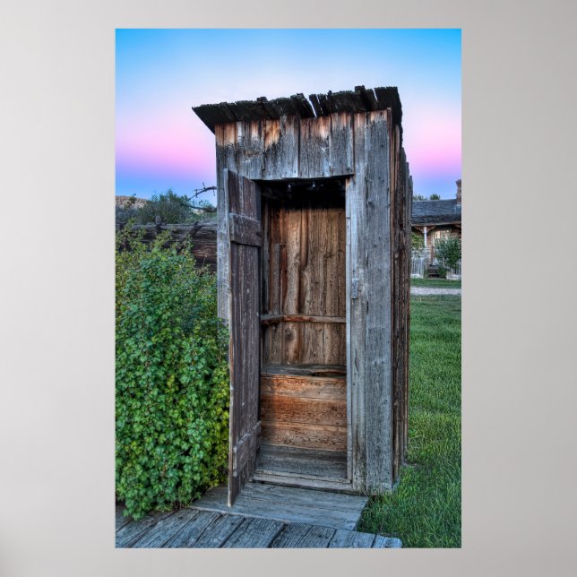 Poster Outhouse de Montana Ghost Town (Devant)