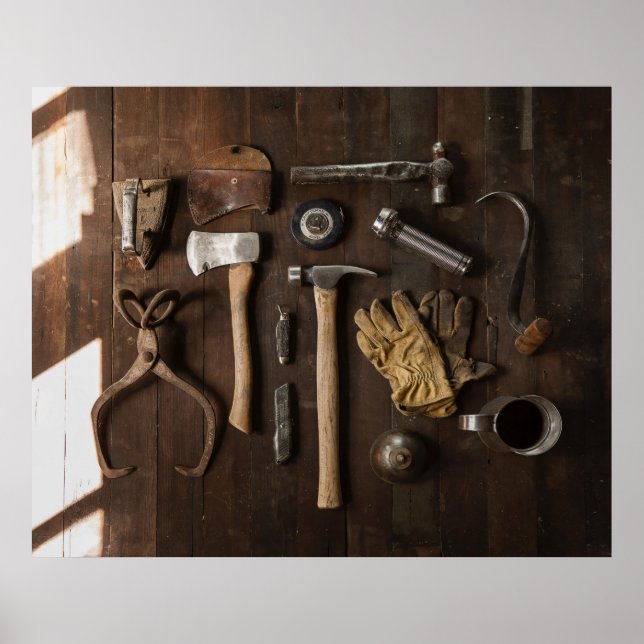 POSTER OUTILS ANCIENS (Devant)