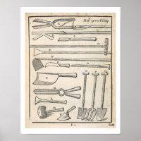 Outils de jardin, de "The Dutch Gardener" de Johan