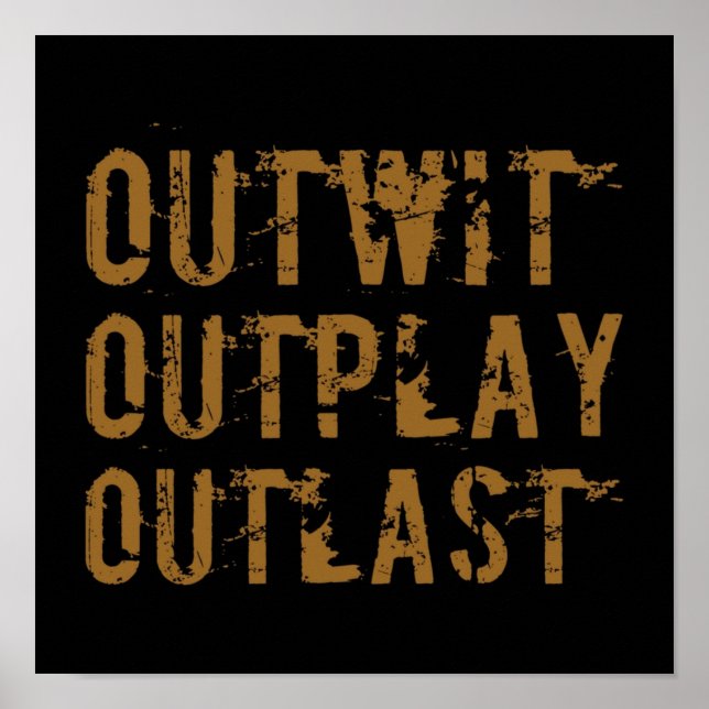 Poster Outplay Outplay Outplay (Devant)