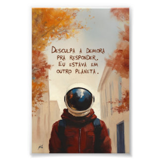 Poster Outro Planeta (com frase)