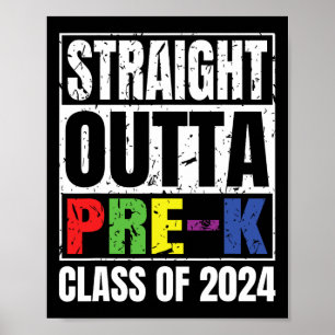 Poster Outta Pré-k Graduation Cl De 2024