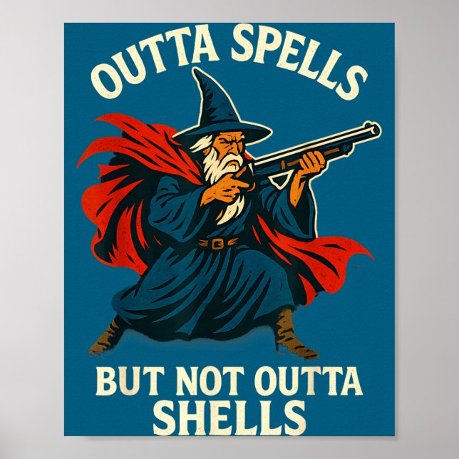 Poster Outta Spells But Not Outta Shells Vintage  (Devant)