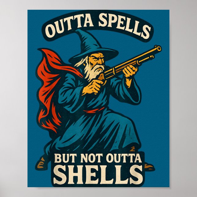 Poster Outta Spells But Not Outta Shells Vintage  (Devant)
