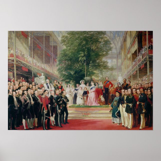 Poster Ouverture de la Grande Exposition, 1851-52 (Devant)