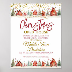 Poster Ouverture de Noël