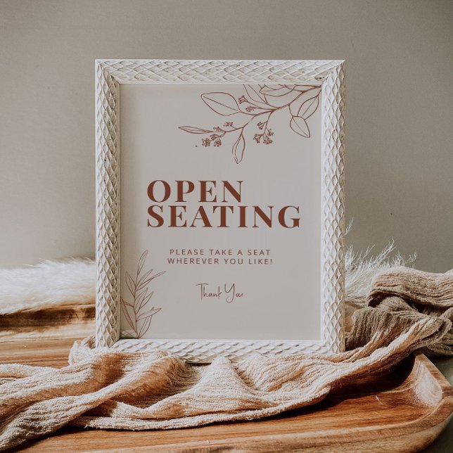 Poster Ouvrir le panneau Mariage de siège (Créateur téléchargé)