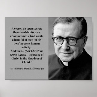 Poster Ouvrir l'impression secrète