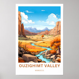 Poster Ouzighimt Valley Maroc Imprimer Voyage
