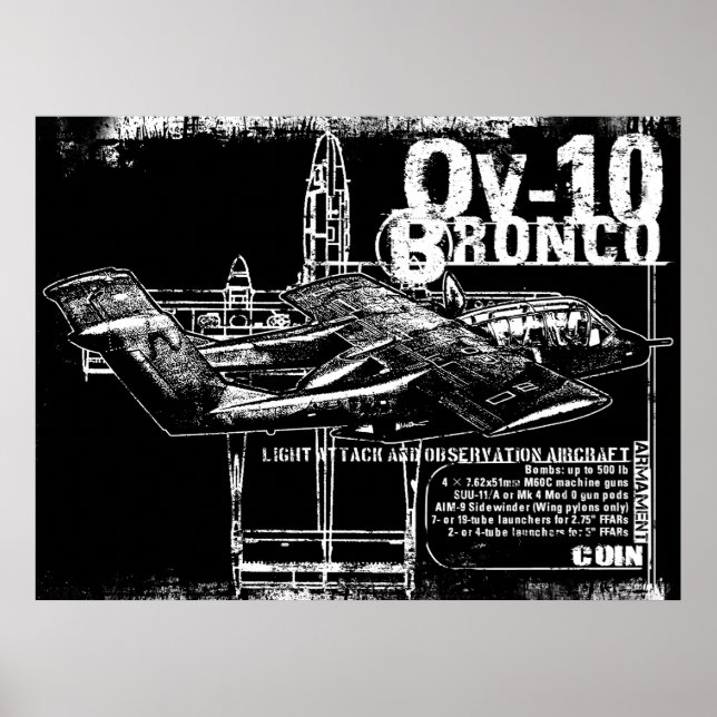 Poster OV-10 Bronco (Devant)