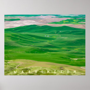 Poster Over the Green Palouse from Steptoe Butte