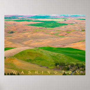 Poster Over the Painted Palouse from Steptoe Butte