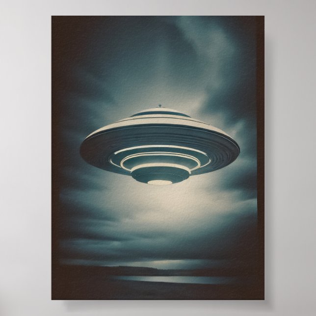 Poster OVNI mystérieux (Devant)