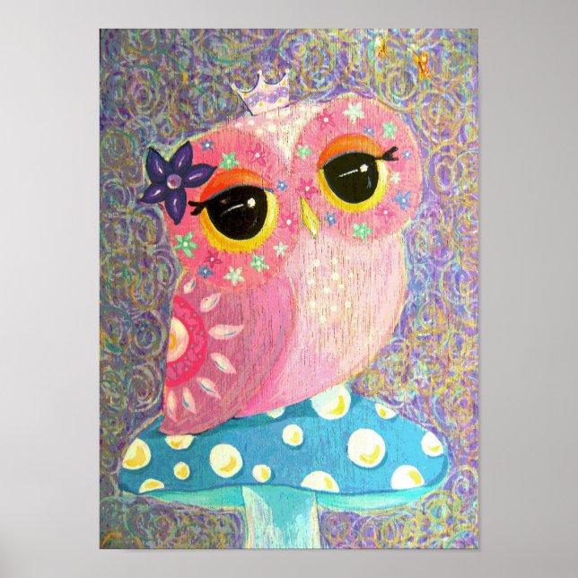 Poster Owl Fairy Princess (Devant)