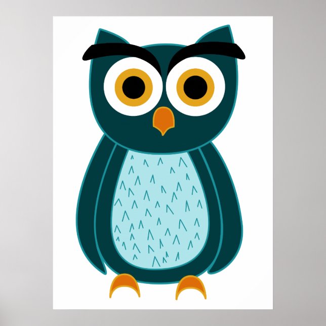 Poster owll (Devant)