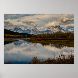 Poster Oxbow Bend Grand Teton National Park