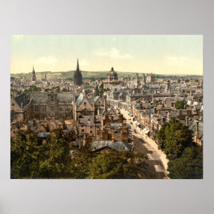 Poster Oxford, Oxfordshire, Angleterre