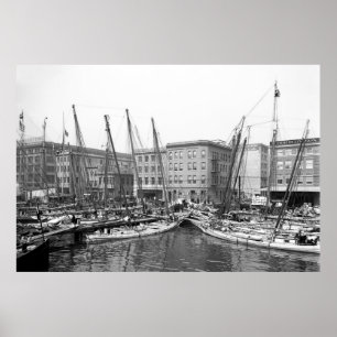 Poster Oyster Luggers