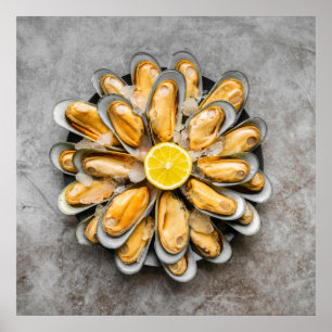 Poster Oyster Platter