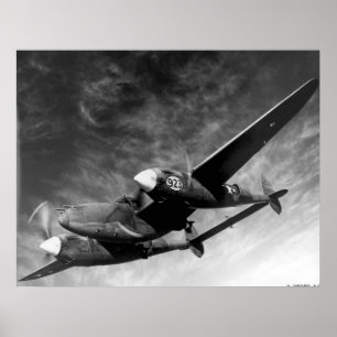 Poster P-38 Éclair