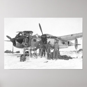 Poster P-38 Éclair