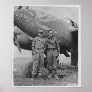 Poster P-38 Nez Art