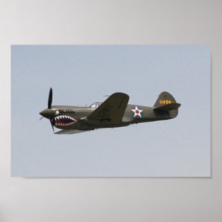 Poster P-40 Warhawk