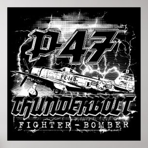 Poster P-47 Thunderbolt