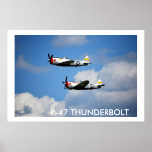Poster P-47 THUNDERBOLT "Nice Jugs"