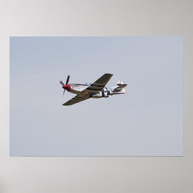 Poster P-51 Mustang (Devant)