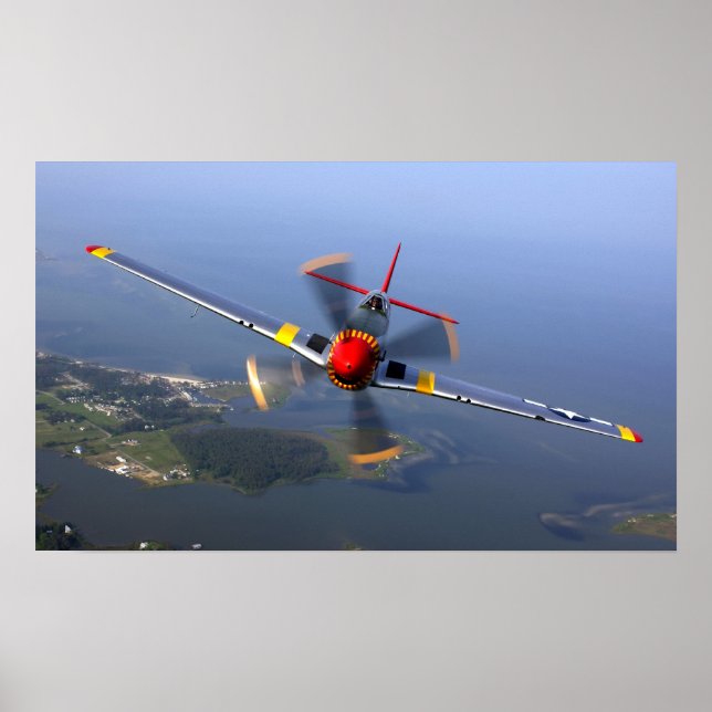 Poster P-51 Mustang (Devant)