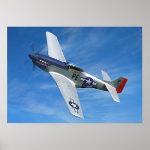 Poster P-51D "Cripes A' Mighty"