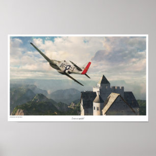 Poster P-51D Mustang