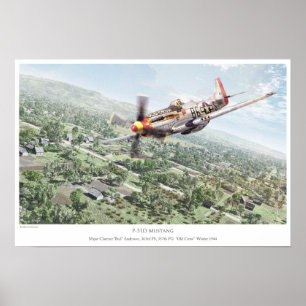 Poster P-51D Mustang