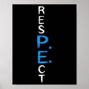 Poster P.e. Enseignant Pe Enseignant École Fitness Gym Cl