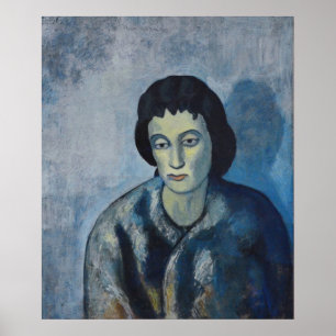 Poster Pablo Picasso - Femme avec Bangs, 1902