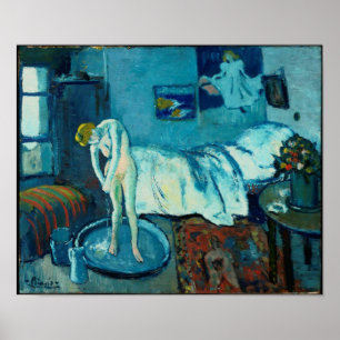 Poster Pablo Picasso - La Chambre Bleue, 1901