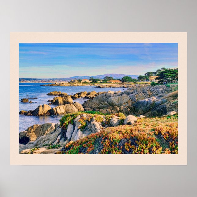Poster Pacific Grove à Monterey Bay (Devant)