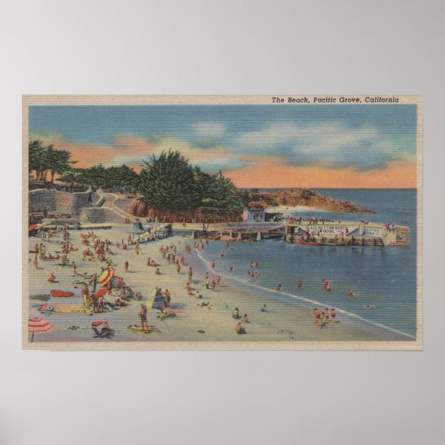 Poster Pacific Grove, Californie (Devant)
