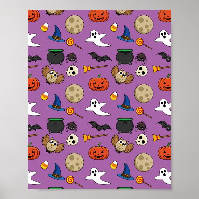 Poster Pack Halloween Kawaii (Devant)