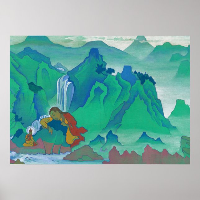 Poster Padma Sambhava, 1924 par Nicholas Roerich (Devant)