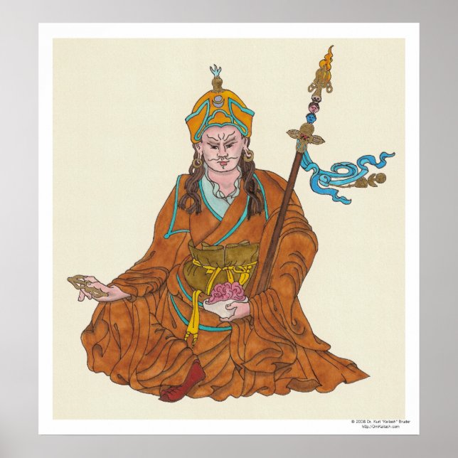 Poster Padmasambhava (Guru Rinpoche) (Devant)