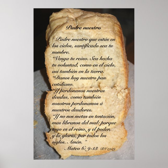 Poster Padre Nuestro Cartel (Devant)