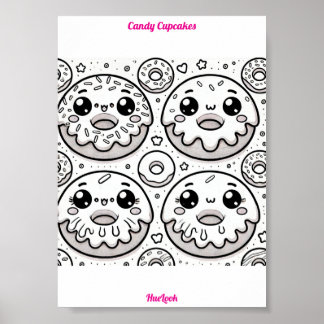 Poster page beignets mignons