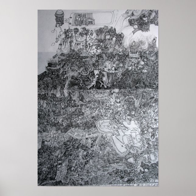 Poster Page de l'affiche détaillée du livre de l'artiste  (Devant)